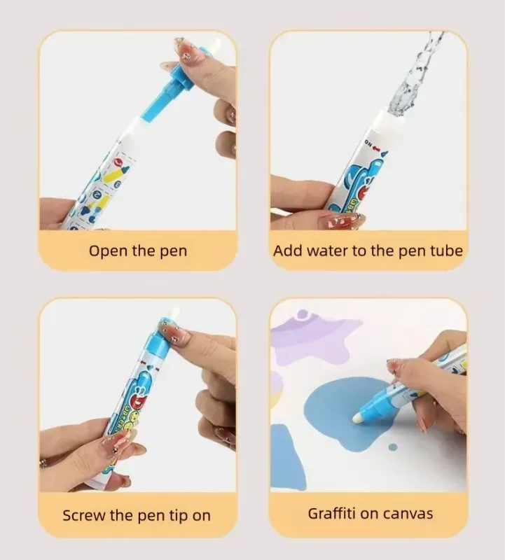 Educational Water Drawing Mat Large Format Creative Play Surface - Product example