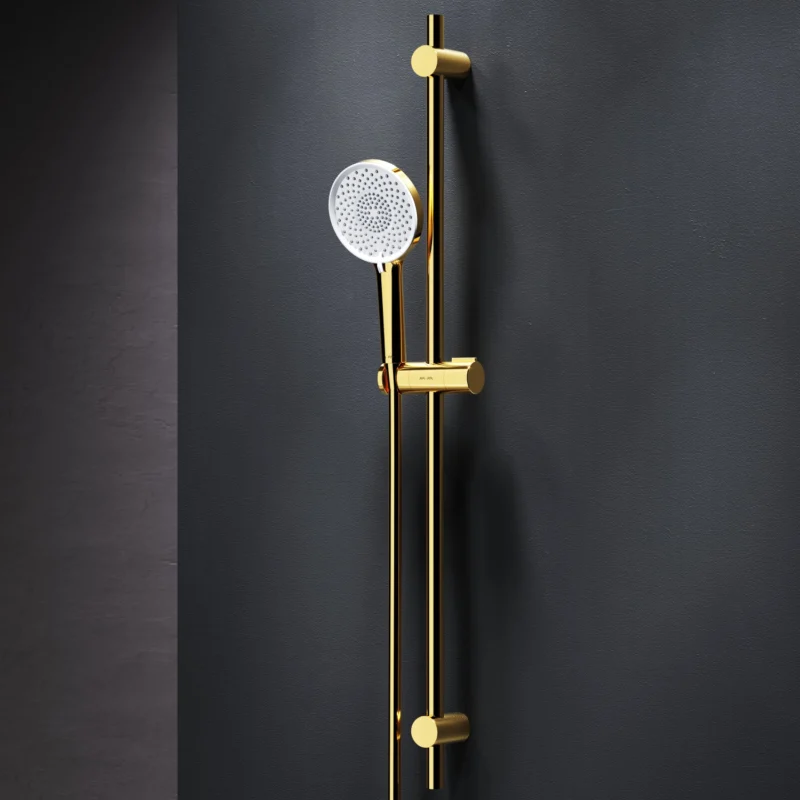 DuschSet X-Joy Brausegarnitur Stangenbrause-Set, Gold – F01XA099