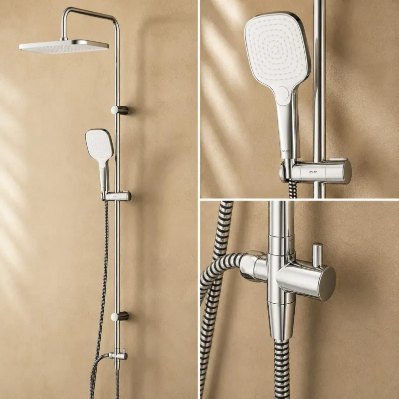 Duschsystem Play mit Regendusche – F078W000
