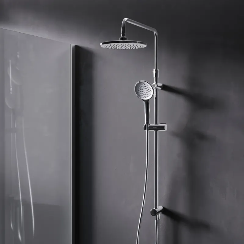 F07TA000 Duschsystem Hit Regendusche set Duschsäule ampm-store.de