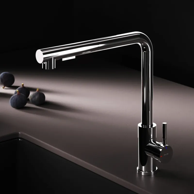 Küchenarmatur X-Joy S mit schwenkbarem und ausziehbarem Auslauf – F85B05500