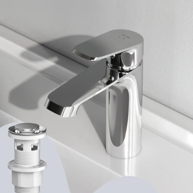 Waschtischarmatur Func mit Klick-Ablaufgarnitur – F8F82100