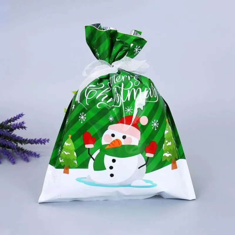 Christmas Gift Bags Reusable Foil Holiday Wrapping Set - Product showcase