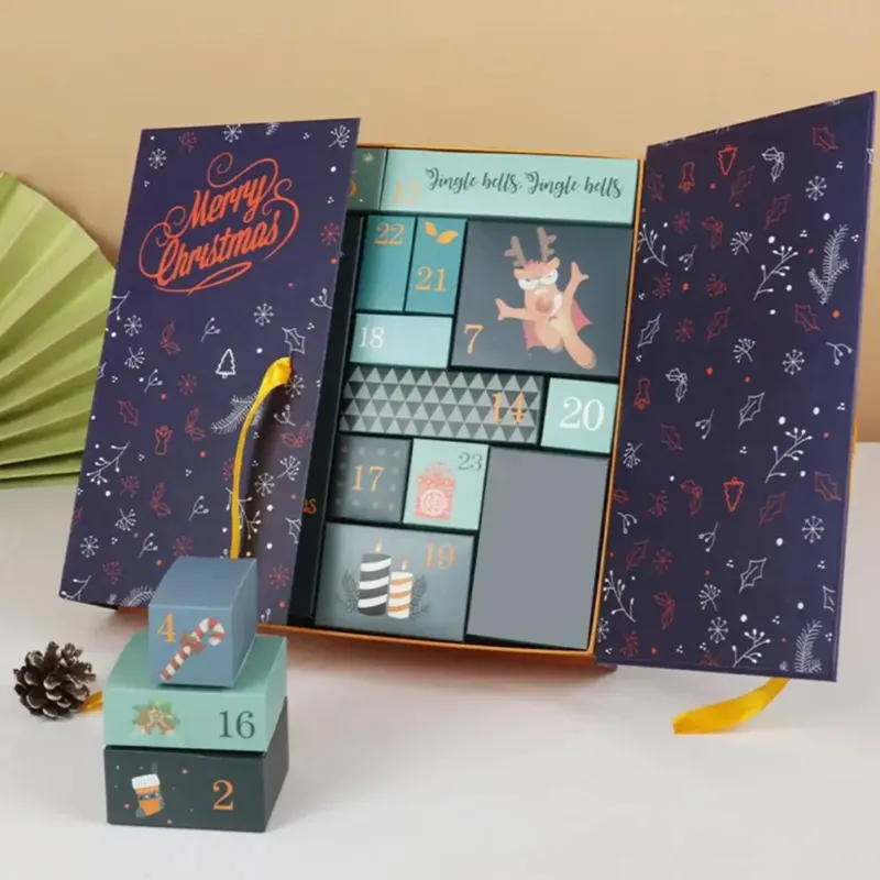 Christmas Advent Calendar DIY 24-Day Countdown Box Set - Detailed view