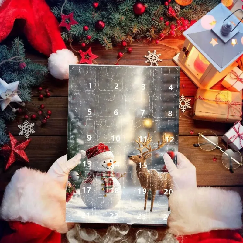 Christmas Advent Calendar 24 Snowman Ornament Surprises - Product detail 4