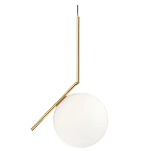 Flos IC S3 10th Anniversary Pendelleuchte in 24 Karat vergoldet von Flos