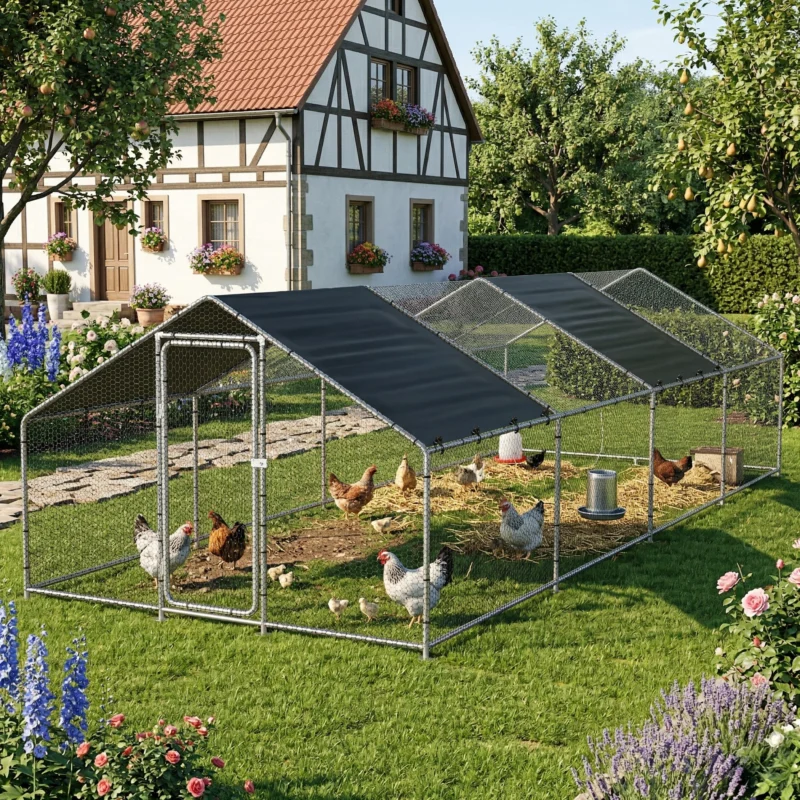 Freilaufgehege Wels mit Sonnendach [pro.tec]
