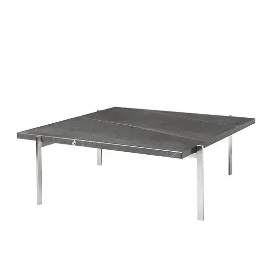 PK61 Couchtisch, schwarzer Marmor von Poul Kjærholm