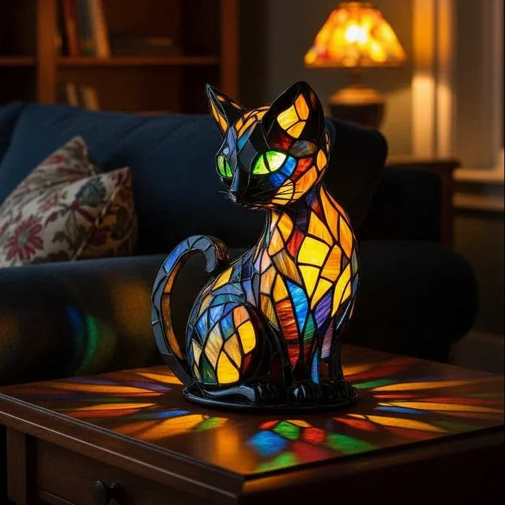 LED Katzen Nachtlicht aus Silikon – weiches Ambiente für Kinder und Erwachsene