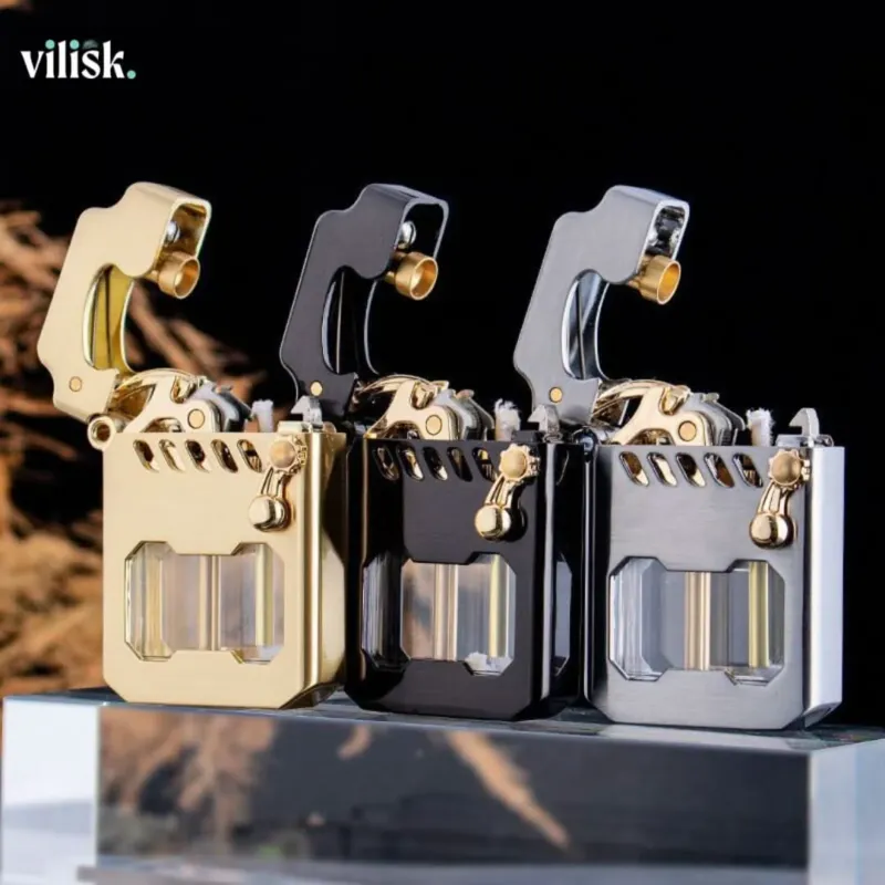 Windproof Mechanical Lighter Gear System Design - Product example