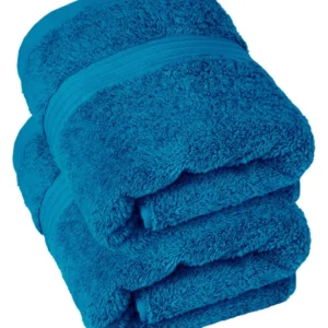 Handtuch Set 50x100 cm 2 Stück Blau - Petrol