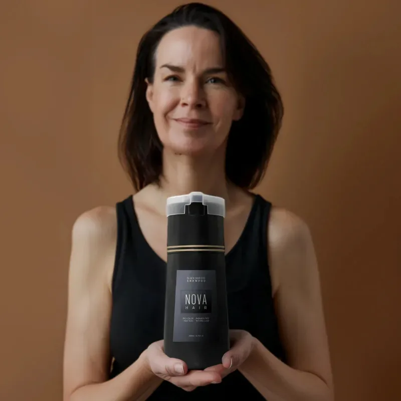Natural Hair Dye Shampoo Fast Color Treatment Without Damage - Detailed view