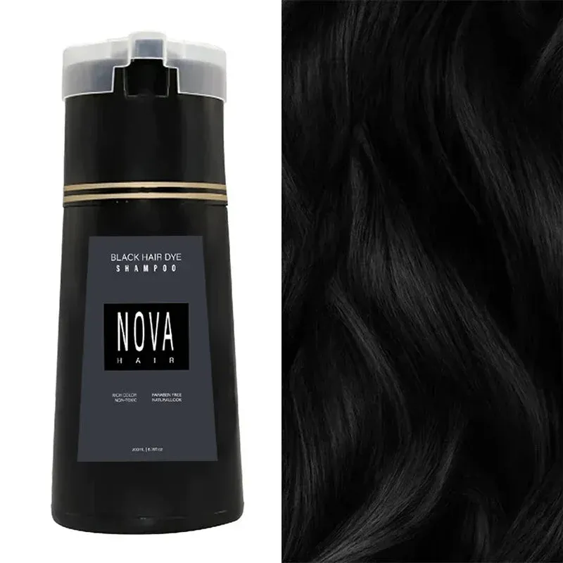 Natural Hair Dye Shampoo Fast Color Treatment Without Damage - Product example