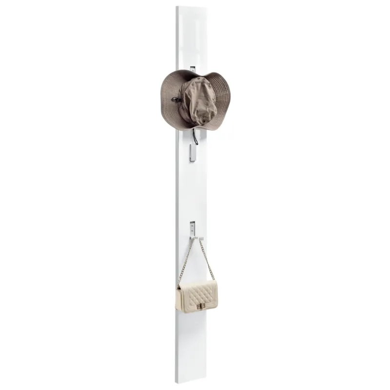 Wandgarderobe Hansnes mit 3 Klapphaken 165 cm versch. Farben [en.casa] - premiumXL