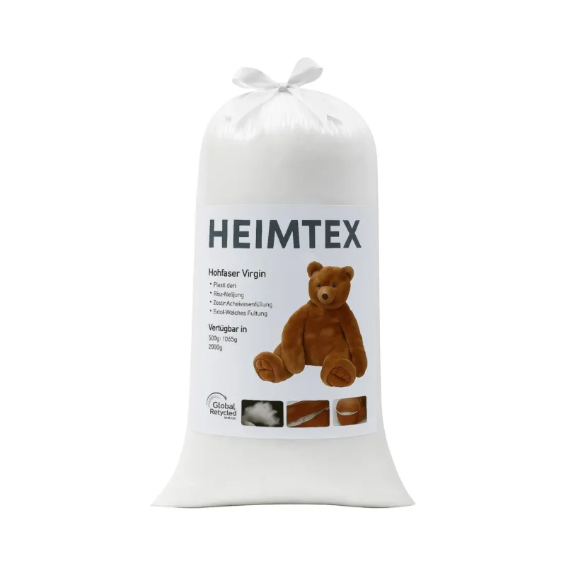 Hohlfaser, Füllwatte- Sackhohlfaser , 100% Frischfasermaterial Oeko TEX Standard