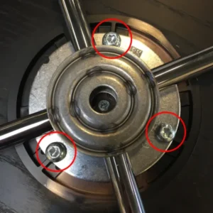 3 lose Schrauben für 7'er Stuhl