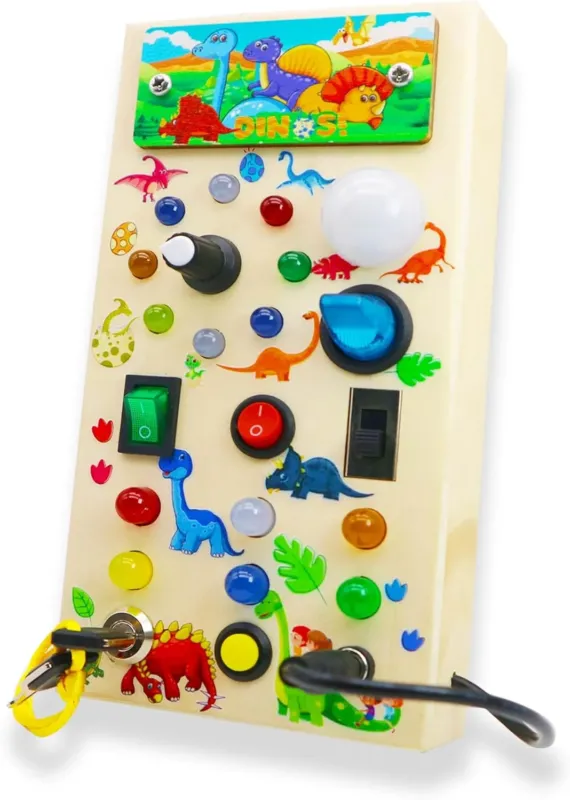 Interactive Learning Board Montessori LED Sensory Toy - Detailed view