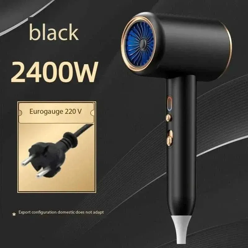 Professional Hair Dryer 2400W Ionic Technology Black Gold - Product detail 4