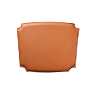 Kissen für Wishbone Chair CH24, cognac Leder