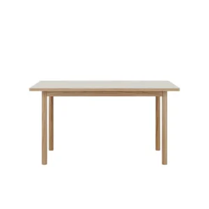 ESSENTIAL OAK Esstisch 140x90 cm Mushroom, von WB Manufaktur