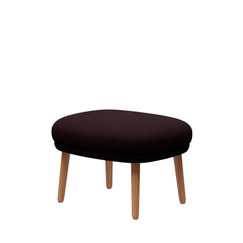 Fri Hocker m. Gestell in Eiche von Fritz Hansen