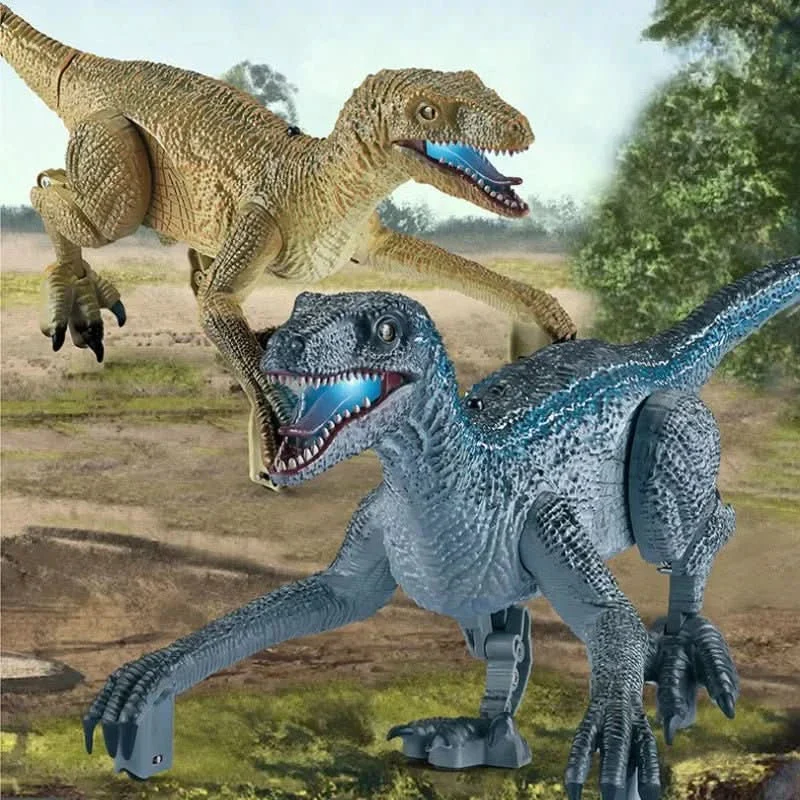 Remote Control T-Rex Dinosaur Interactive Walking Toy with Lights and Sounds - Product showcase