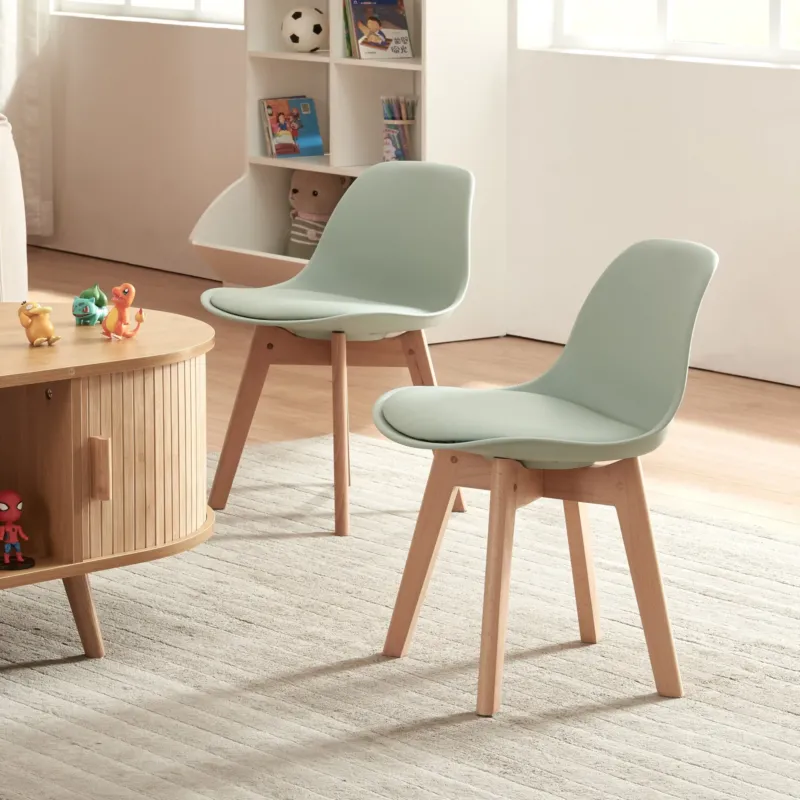 Kinderzimmerstuhl Elvdal 2er Set gepolstert [en.casa] – Bild 4