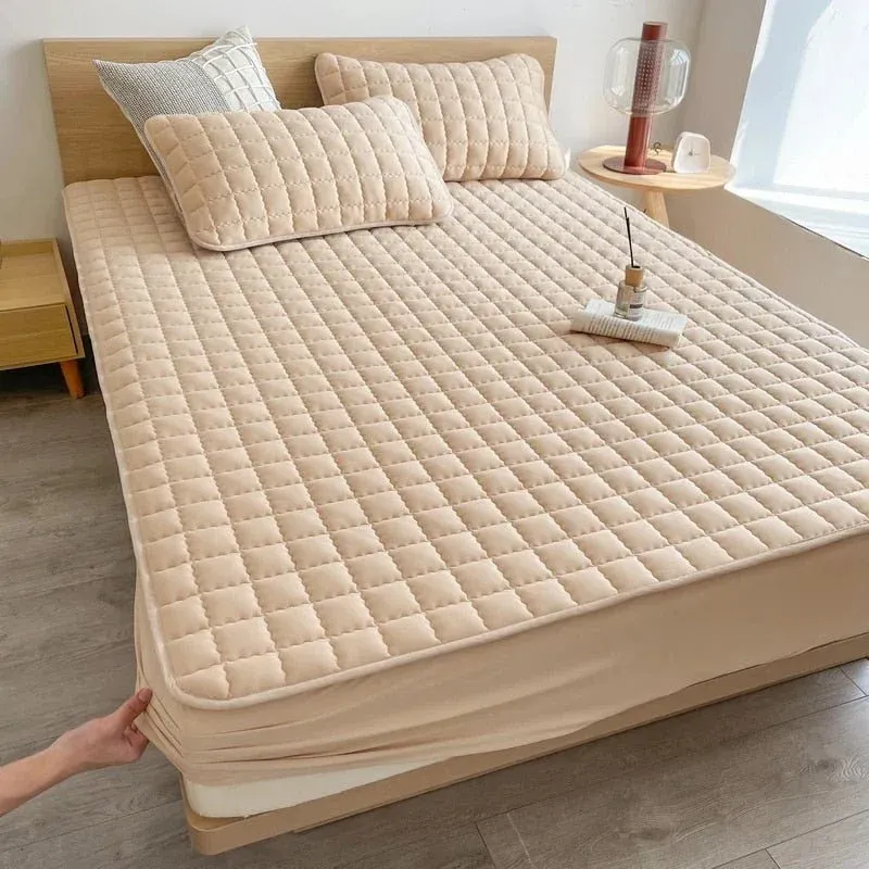 Premium Quilted Mattress Protector Waterproof Breathable Cotton Blend - Product detail 4