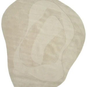 Kindle Poetry Teppich, Cream von Linie Design