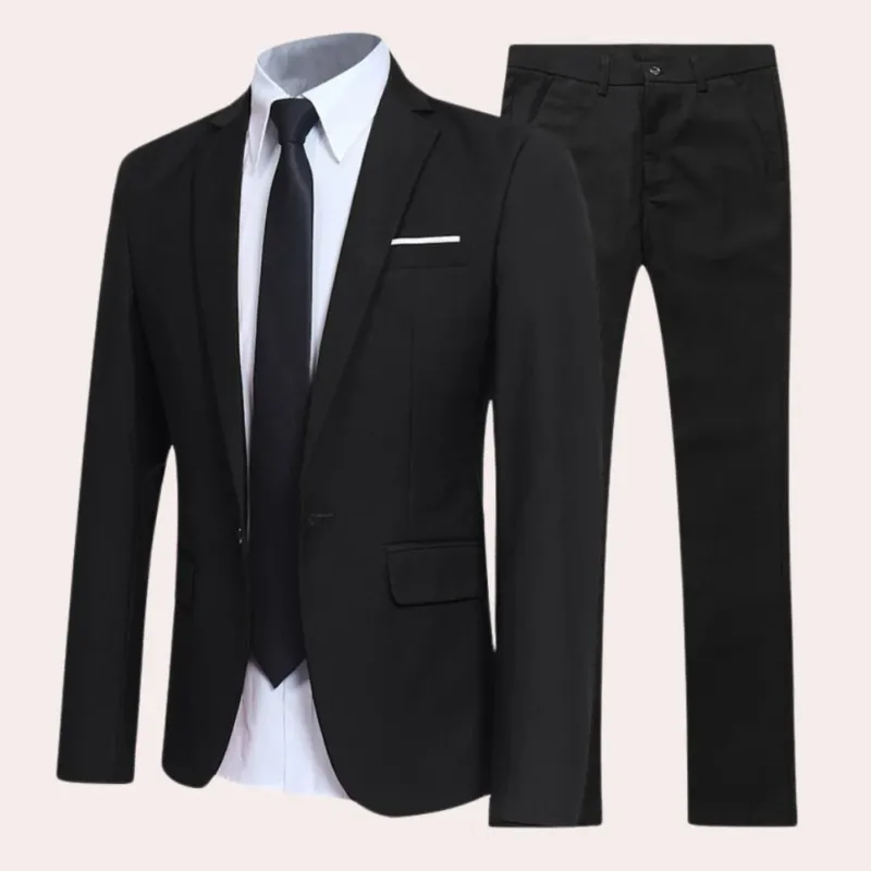 Modern Slim Fit Suit Premium Business Formal Wear - Product showcase