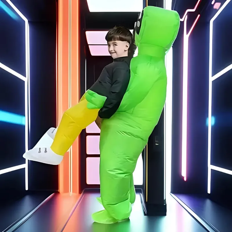 Inflatable Alien Costume Ride-On Carrying Design - Product showcase