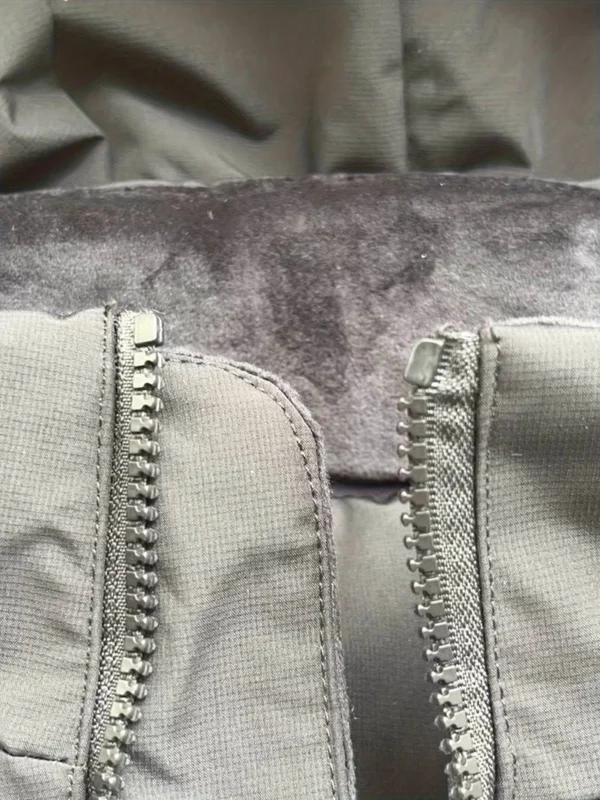 Mens Winter Puffer Coat Quilted Hooded Long Jacket - Product detail 4
