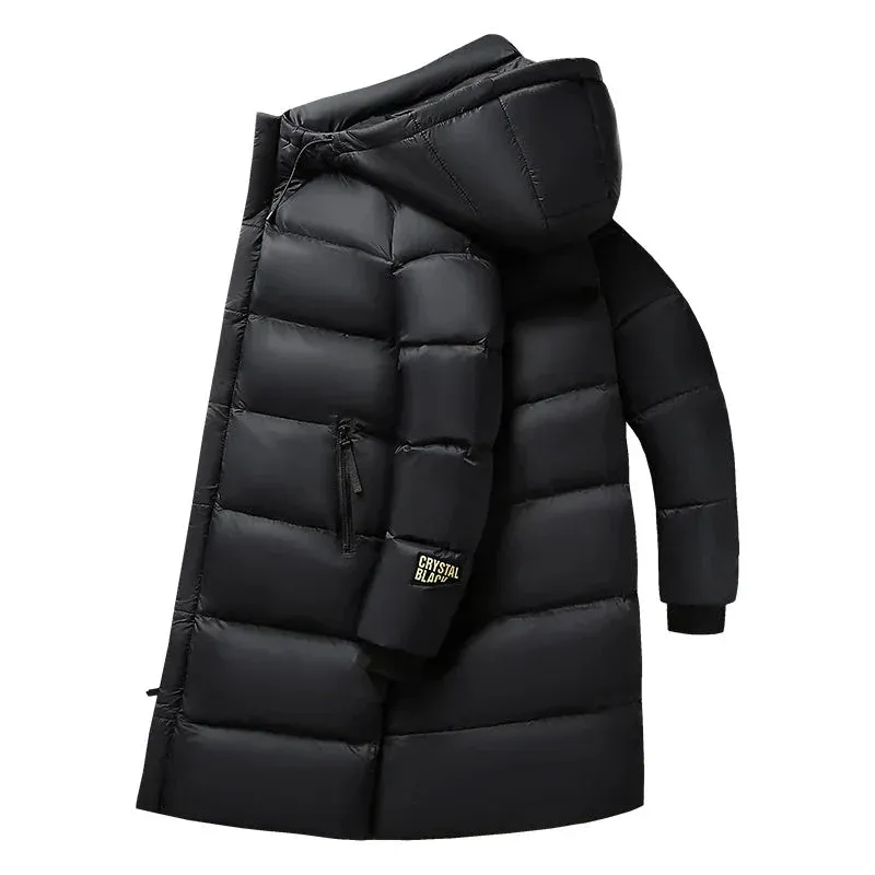 Winter Down Coat Premium Nylon Long Puffer Jacket - Product detail 4