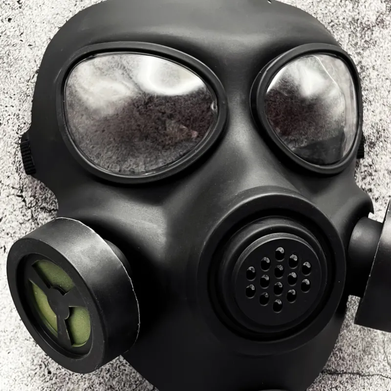 Tactical Gas Mask Post-Apocalyptic Cosplay Design - Detailed view