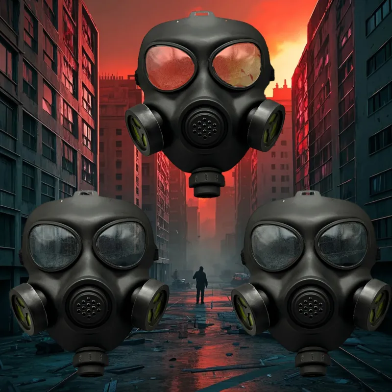 Tactical Gas Mask Post-Apocalyptic Cosplay Design - Product example
