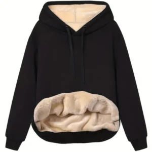 Fleece Kapuzenpullover für Damen – warm, weich und modisch