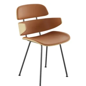 Midas Armstuhl, Cognac Leder von Naver Collection