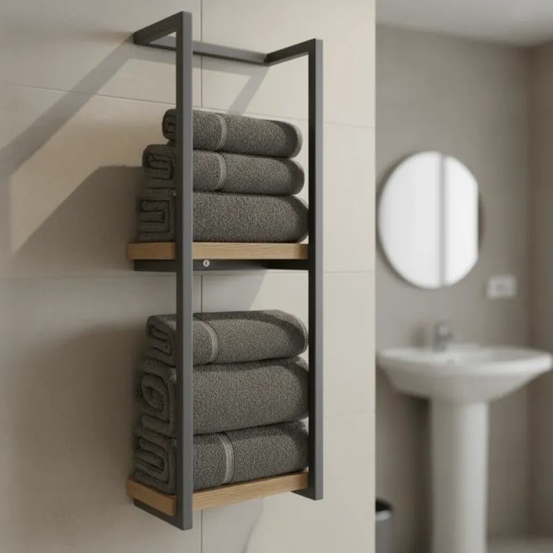 Handtuchhalter aus Edelstahl – Wandmontage für Badezimmer