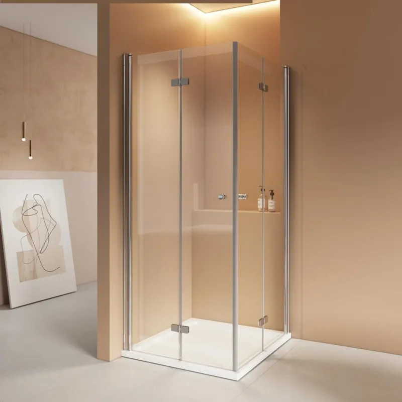 Eck-Duschkabine Folenco FBD+FBD, Höhe 185 cm
