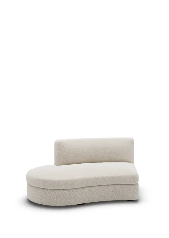 Coda Sofa, curved open end links, Modul 32 von New Works