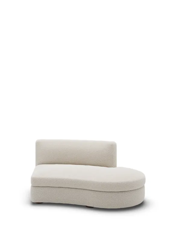 Coda Sofa, gebogenes offenes Ende rechts, Modul 42 von New Works