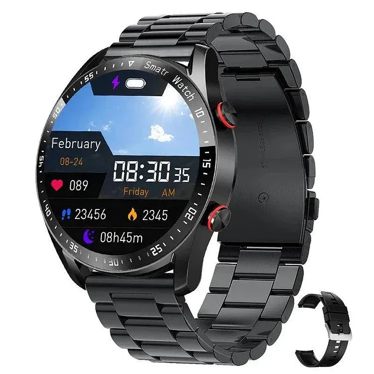 Smart Health Watch Blood Glucose Monitor With Heart Rate Tracking - Product showcase