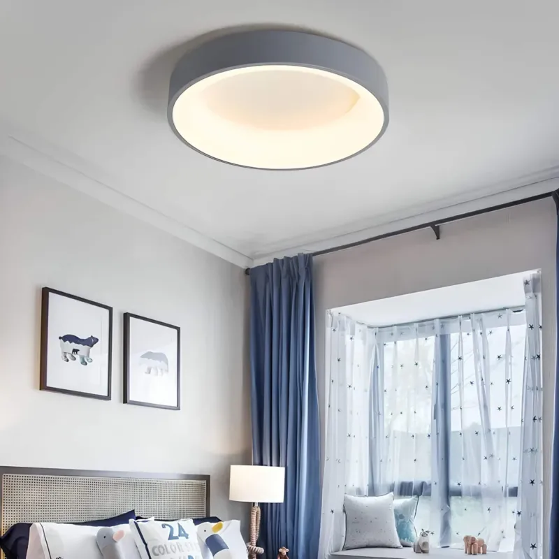 Modern LED Ceiling Light Round Minimalist White Design - Product example