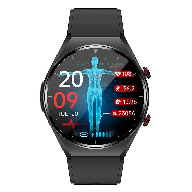 Health Monitoring Smart Watch Advanced ECG Blood Glucose Tracking - Detailed view
