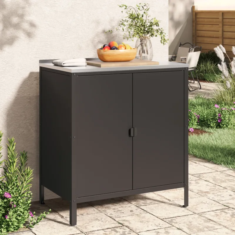 Outdoor Schrank Bolognano 92x80x50 cm [casa.pro]