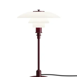 PH 3/2 Tischleuchte, Glossy Burgundy von Louis Poulsen