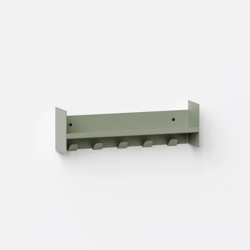 Etagère porte-manteau PLI Slim en acier - 20 à 60cm