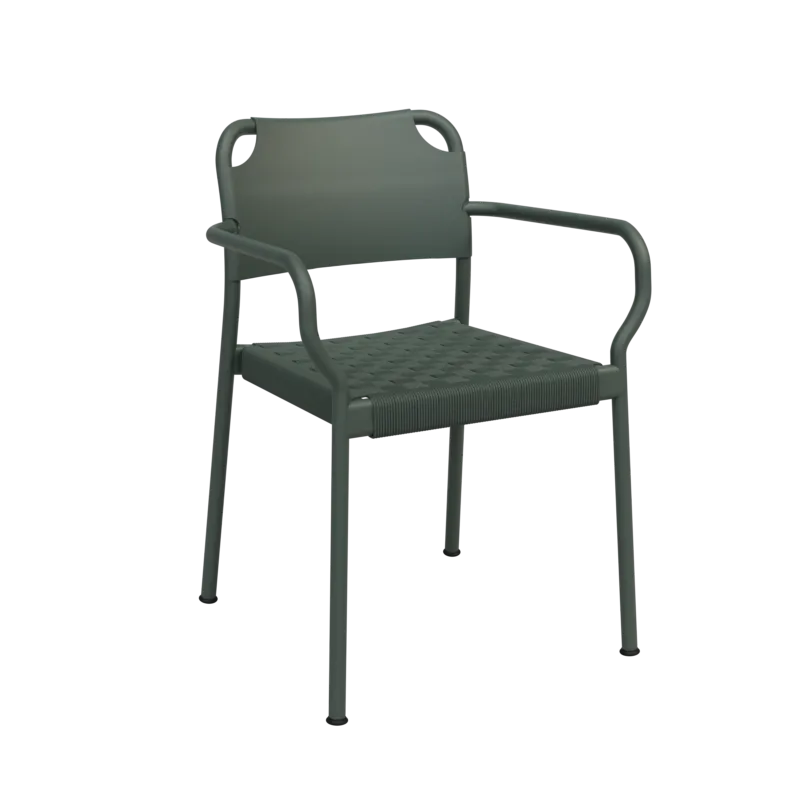 Vind Gartenstuhl mit Armlehnen von Fritz Hansen