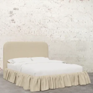 Poppy Ruffle Specialty Upholstered Bed