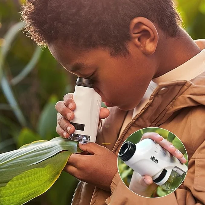 Educational Pocket Microscope 60-120x LED Magnification - Product example